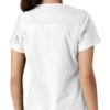 image:imageCarhartt Scrubs for Women Force CrossFlex Panel VNeck Tops with 3 PocketsWhite