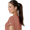 image:imageCarhartt Scrubs for Women Force CrossFlex Panel VNeck Tops with 3 PocketsWild Rose