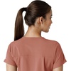 image:imageCarhartt Scrubs for Women Force CrossFlex Panel VNeck Tops with 3 PocketsWild Rose