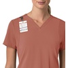 image:imageCarhartt Scrubs for Women Force CrossFlex Panel VNeck Tops with 3 PocketsWildrose