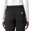 image:imageCarhartt Scrubs for Women Force CrossFlex StraightLeg Cargo Pants with Drawstring and 7 PocketsBlack