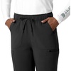 image:imageCarhartt Scrubs for Women Force CrossFlex StraightLeg Cargo Pants with Drawstring and 7 PocketsBlack