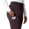 image:imageCarhartt Scrubs for Women Force CrossFlex StraightLeg Cargo Pants with Drawstring and 7 PocketsDark Sepia