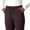 image:imageCarhartt Scrubs for Women Force CrossFlex StraightLeg Cargo Pants with Drawstring and 7 PocketsDark Sepia