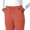 image:imageCarhartt Scrubs for Women Force CrossFlex StraightLeg Cargo Pants with Drawstring and 7 PocketsDusty Cedar