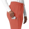image:imageCarhartt Scrubs for Women Force CrossFlex StraightLeg Cargo Pants with Drawstring and 7 PocketsDusty Cedar