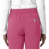 image:imageCarhartt Scrubs for Women Force CrossFlex StraightLeg Cargo Pants with Drawstring and 7 PocketsElectric Fuschia