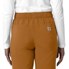 image:imageCarhartt Scrubs for Women Force CrossFlex StraightLeg Cargo Pants with Drawstring and 7 PocketsFox Brown