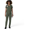 image:imageCarhartt Scrubs for Women Force CrossFlex StraightLeg Cargo Pants with Drawstring and 7 PocketsOlive