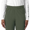 image:imageCarhartt Scrubs for Women Force CrossFlex StraightLeg Cargo Pants with Drawstring and 7 PocketsOlive