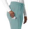 image:imageCarhartt Scrubs for Women Force CrossFlex StraightLeg Cargo Pants with Drawstring and 7 PocketsSummer Blue