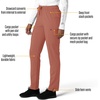 image:imageCarhartt Scrubs for Women Force CrossFlex StraightLeg Cargo Pants with Drawstring and 7 PocketsWildrose