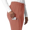image:imageCarhartt Scrubs for Women Force CrossFlex StraightLeg Cargo Pants with Drawstring and 7 PocketsWildrose
