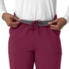 image:imageCarhartt Scrubs for Women Force CrossFlex StraightLeg Cargo Pants with Drawstring and 7 PocketsWine