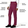 image:imageCarhartt Scrubs for Women Force CrossFlex StraightLeg Cargo Pants with Drawstring and 7 PocketsWine
