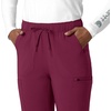 image:imageCarhartt Scrubs for Women Force CrossFlex StraightLeg Cargo Pants with Drawstring and 7 PocketsWine