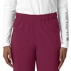 image:imageCarhartt Scrubs for Women Force CrossFlex StraightLeg Cargo Pants with Drawstring and 7 PocketsWine