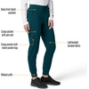 image:imageCarhartt Scrubs for Women Force Essentials Joggers Pants with Drawstring and 7 PocketsCaribbean