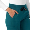 image:imageCarhartt Scrubs for Women Force Essentials Joggers Pants with Drawstring and 7 PocketsCaribbean Blue