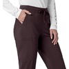 image:imageCarhartt Scrubs for Women Force Essentials Joggers Pants with Drawstring and 7 PocketsDark Sepia