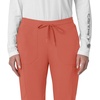 image:imageCarhartt Scrubs for Women Force Essentials Joggers Pants with Drawstring and 7 PocketsDusty Cedar