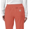image:imageCarhartt Scrubs for Women Force Essentials Joggers Pants with Drawstring and 7 PocketsDusty Cedar