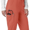 image:imageCarhartt Scrubs for Women Force Essentials Joggers Pants with Drawstring and 7 PocketsDusty Cedar