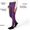 image:imageCarhartt Scrubs for Women Force Essentials Joggers Pants with Drawstring and 7 PocketsEggplant