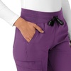 image:imageCarhartt Scrubs for Women Force Essentials Joggers Pants with Drawstring and 7 PocketsEggplant