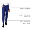image:imageCarhartt Scrubs for Women Force Essentials Joggers Pants with Drawstring and 7 PocketsGalaxy Blue