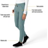 image:imageCarhartt Scrubs for Women Force Essentials Joggers Pants with Drawstring and 7 PocketsSummer Blue