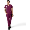 image:imageCarhartt Scrubs for Women Force Essentials Joggers Pants with Drawstring and 7 PocketsWine
