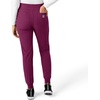 image:imageCarhartt Scrubs for Women Force Essentials Joggers Pants with Drawstring and 7 PocketsWine