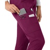 image:imageCarhartt Scrubs for Women Force Essentials Joggers Pants with Drawstring and 7 PocketsWine