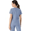 image:imageCarhartt Scrubs for Women Force Essentials VNeck Tops with 5 PocketsCeil Blue