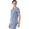 image:imageCarhartt Scrubs for Women Force Essentials VNeck Tops with 5 PocketsCeil Blue
