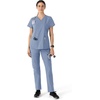 image:imageCarhartt Scrubs for Women Force Essentials VNeck Tops with 5 PocketsCeil Blue