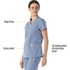 image:imageCarhartt Scrubs for Women Force Essentials VNeck Tops with 5 PocketsCeil Blue