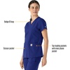 image:imageCarhartt Scrubs for Women Force Essentials VNeck Tops with 5 PocketsGalaxy Blue