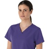 image:imageCarhartt Scrubs for Women Force Essentials VNeck Tops with 5 PocketsGrape