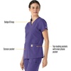 image:imageCarhartt Scrubs for Women Force Essentials VNeck Tops with 5 PocketsGrape