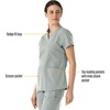 image:imageCarhartt Scrubs for Women Force Essentials VNeck Tops with 5 PocketsGrey