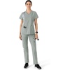 image:imageCarhartt Scrubs for Women Force Essentials VNeck Tops with 5 PocketsGrey