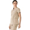 image:imageCarhartt Scrubs for Women Force Essentials VNeck Tops with 5 PocketsKhaki