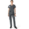 image:imageCarhartt Scrubs for Women Force Essentials VNeck Tops with 5 PocketsPewter