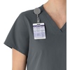 image:imageCarhartt Scrubs for Women Force Essentials VNeck Tops with 5 PocketsPewter