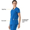 image:imageCarhartt Scrubs for Women Force Essentials VNeck Tops with 5 PocketsRoyal