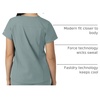 image:imageCarhartt Scrubs for Women Force Essentials VNeck Tops with 5 PocketsSummer Blue