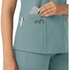 image:imageCarhartt Scrubs for Women Force Essentials VNeck Tops with 5 PocketsSummer Blue