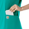 image:imageCarhartt Scrubs for Women Force Essentials VNeck Tops with 5 PocketsTeal Blue